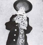 Egon Schiele Portrait of gertrude schiele Sweden oil painting artist
